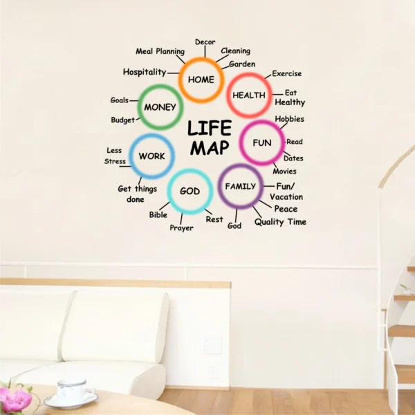 Adventure map for life wall decal RPC1779T50