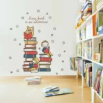 Adventure themed book quote wall sticker RPC783