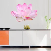 Artistic divine lotus wall sticker RPC713