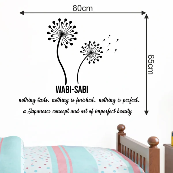 Calming dandelion inspired wall sticker RPC2365T50