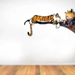 Cartoon inspired calvin and hobbes wall sticker RPC487