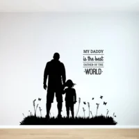 Celebrating dad wall sticker RPC483
