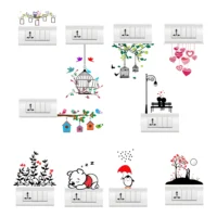 Charming love theme for switchboards wall sticker RPC2211T25