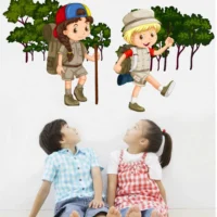 Creative adventure story design wall sticker RPC282