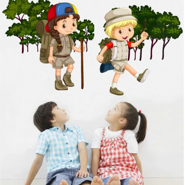 Creative adventure story design wall sticker RPC282