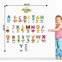 Creative live alphabets wall sticker RPC793