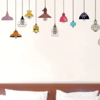Decorative hanging lamps wall sticker RPC1616