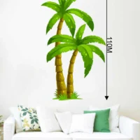 Decorative tropical palm wall sticker RPC448