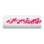Elegant pink floral vine ac wall decor sticker DAC5004T25