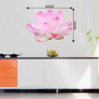 Elegant spiritual lotus wall sticker RPC713