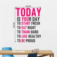 Empowering words for today wall sticker RPC1956T25