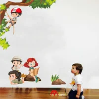 Engaging kids activity design wall sticker RPC280