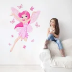 Fairy angel with butterfly wall sticker RPC053