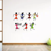 Folk dance warli art decal RPC1562