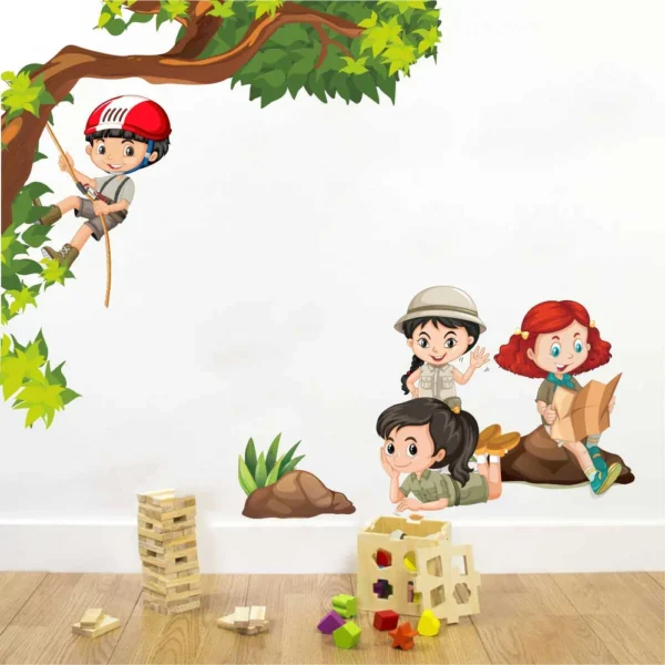 Fun activity themed wall sticker for kids RPC280