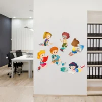 Fun reading kids wall sticker RPC1868T38