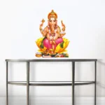 Graceful ganesha on lotus wall sticker RPC2106T38