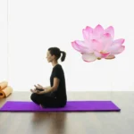 Holy lotus flower design wall sticker RPC713