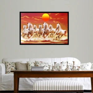 Horses running against sunset wall sticker NWD1112