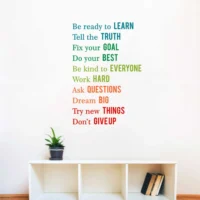 Inspirational learn wall decal RPC1599