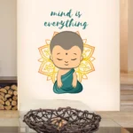 Inspirational mind quote wall sticker RPC1891T38