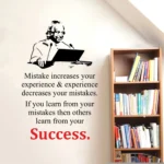 Inspirational wall sticker featuring dr kalam s quote RPC2613T50
