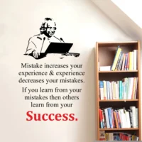 Inspirational wall sticker featuring dr kalam s quote RPC2613T50