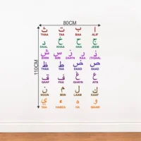 Kids wall decal arabic and english letters RPC1723T50