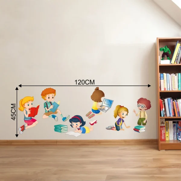 Knowledge loving children wall design RPC1868T38