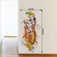 Krishna and flute art wall design RPC1033