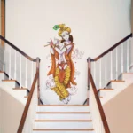 Krishna playing flute wall sticker RPC1033