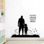 Loving tribute to fathers wall sticker RPC483