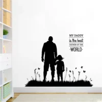 Loving tribute to fathers wall sticker RPC483