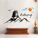 Majestic adiyogi shiva wall sticker BBD RPC002