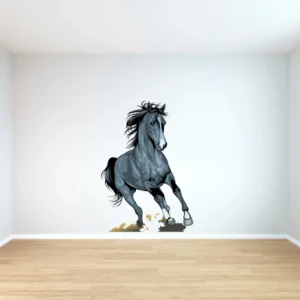 Majestic horse in motion wall sticker RPC237