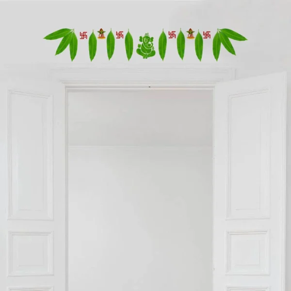 Mango leaf welcome garland wall sticker RPC1108