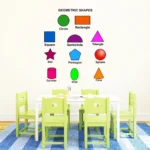 Modern geometric patterns wall sticker RPC1698T38