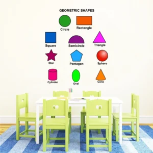 Modern geometric patterns wall sticker RPC1698T38