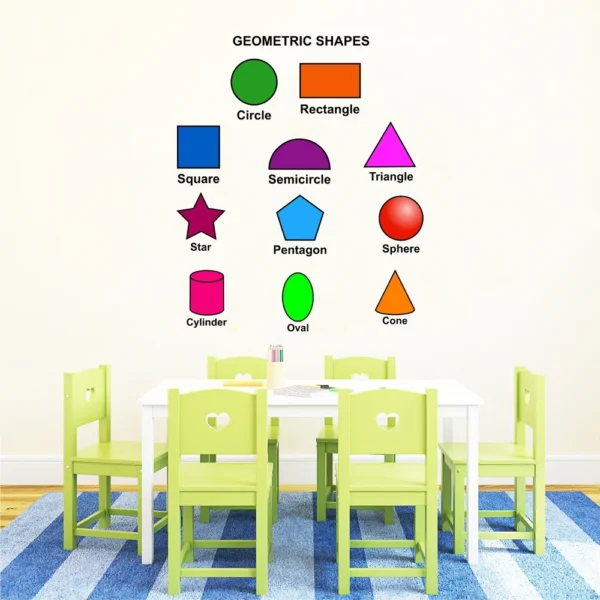 Modern geometric patterns wall sticker RPC1698T38