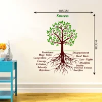 Motivational tree for success wall design RPC2053T50