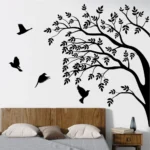 Nature inspired birds and trees wall decor NWD1055