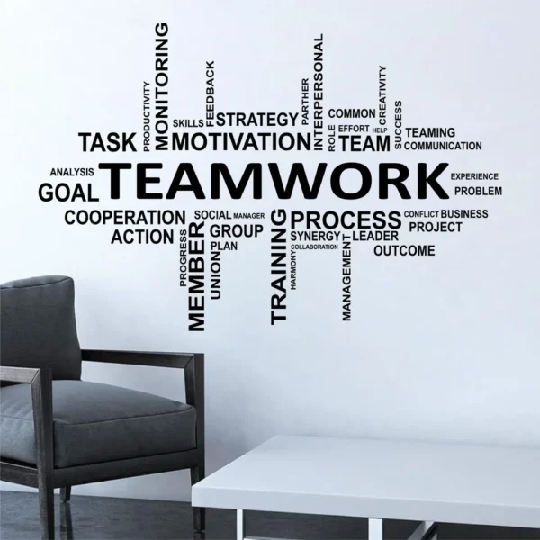 Office teamwork collaboration wall sticker NWD1032