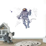 Outer space astronaut design wall decal RPC2186T38