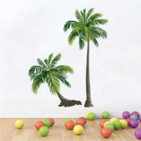 Pair of coconut palms wall sticker RPC452