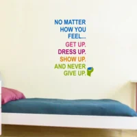 Perseverance quote wall sticker RPC1782T38