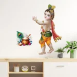 Playful young krishna wall sticker RPC2643T25