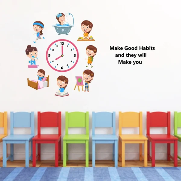 Positive habit building wall sticker for children RPC1950T38