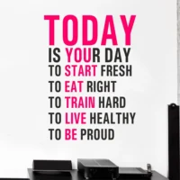 Positive today themed wall decal RPC1956T25