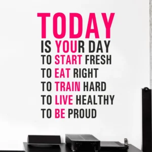 Positive today themed wall decal RPC1956T25