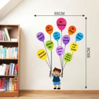 Progress oriented positive quotes wall design RPC1753T38